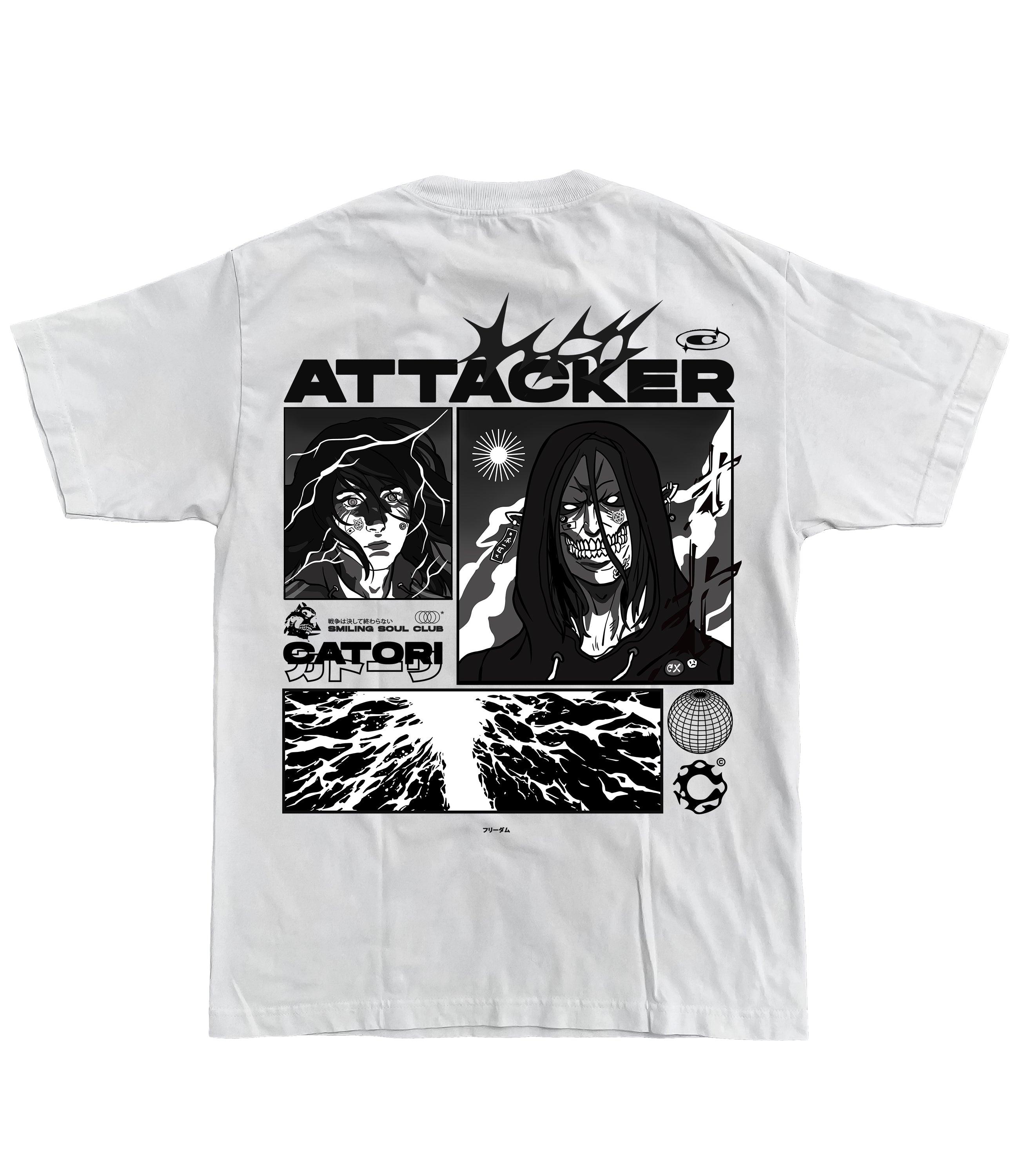 Attacker T-Shirt at Catori Clothing | Graphic & Anime Tees, Hoodies & Sweatshirts 