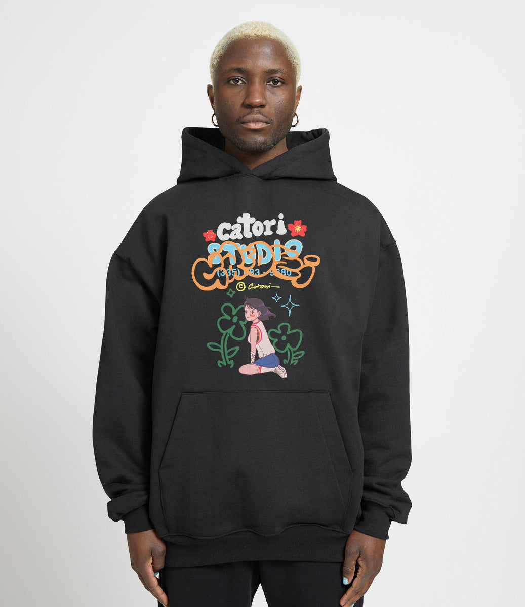 トップス gadid anoniem hoodie garden-anime-hoodie-