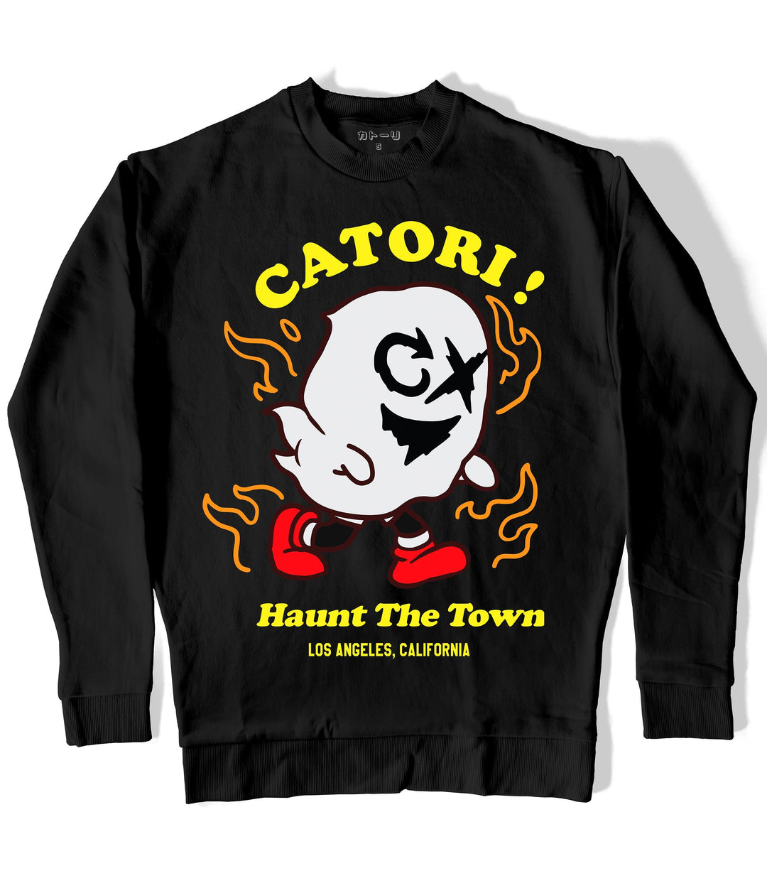 Haunt the Town Sweatshirt at Catori Clothing | Graphic & Anime Tees, Hoodies & Sweatshirts 