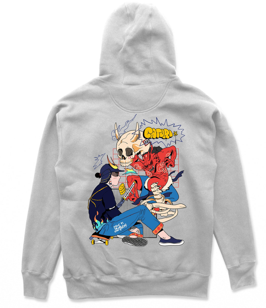The Slayer Hoodie at Catori Clothing | Graphic & Anime Tees, Hoodies & Sweatshirts 