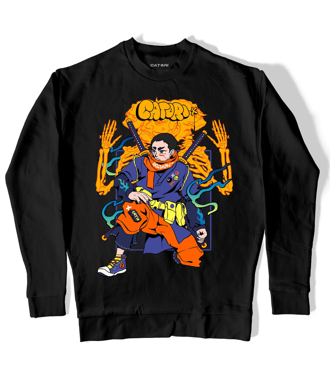Assassin Sweatshirt at Catori Clothing | Graphic & Anime Tees, Hoodies & Sweatshirts 