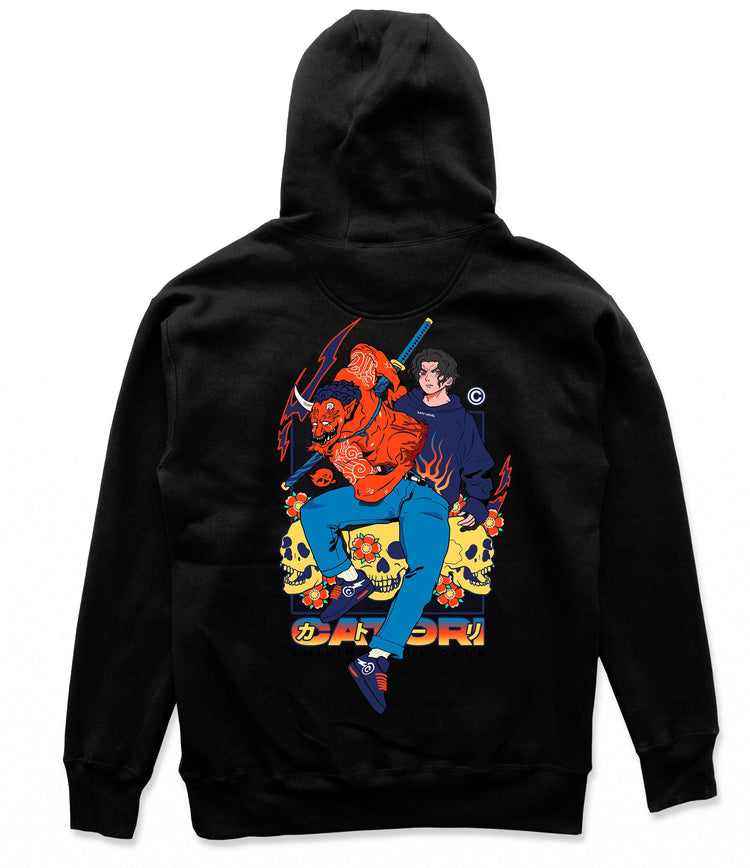 Demon King Hoodie at Catori Clothing | Graphic & Anime Tees, Hoodies & Sweatshirts 