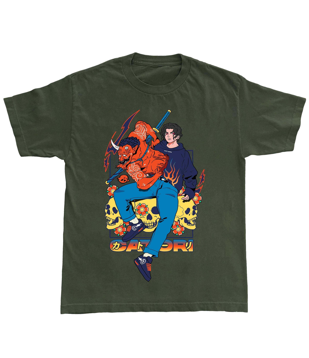 Demon King T-Shirt at Catori Clothing | Graphic & Anime Tees, Hoodies & Sweatshirts 