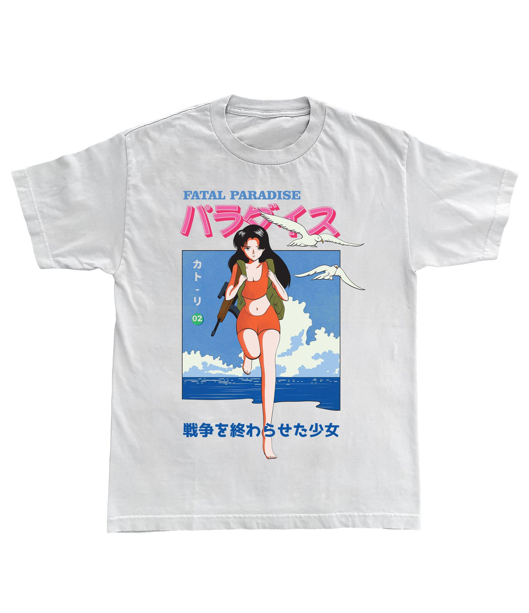 FATAL PARADISE TEE at Catori Clothing | Graphic & Anime Tees, Hoodies & Sweatshirts 