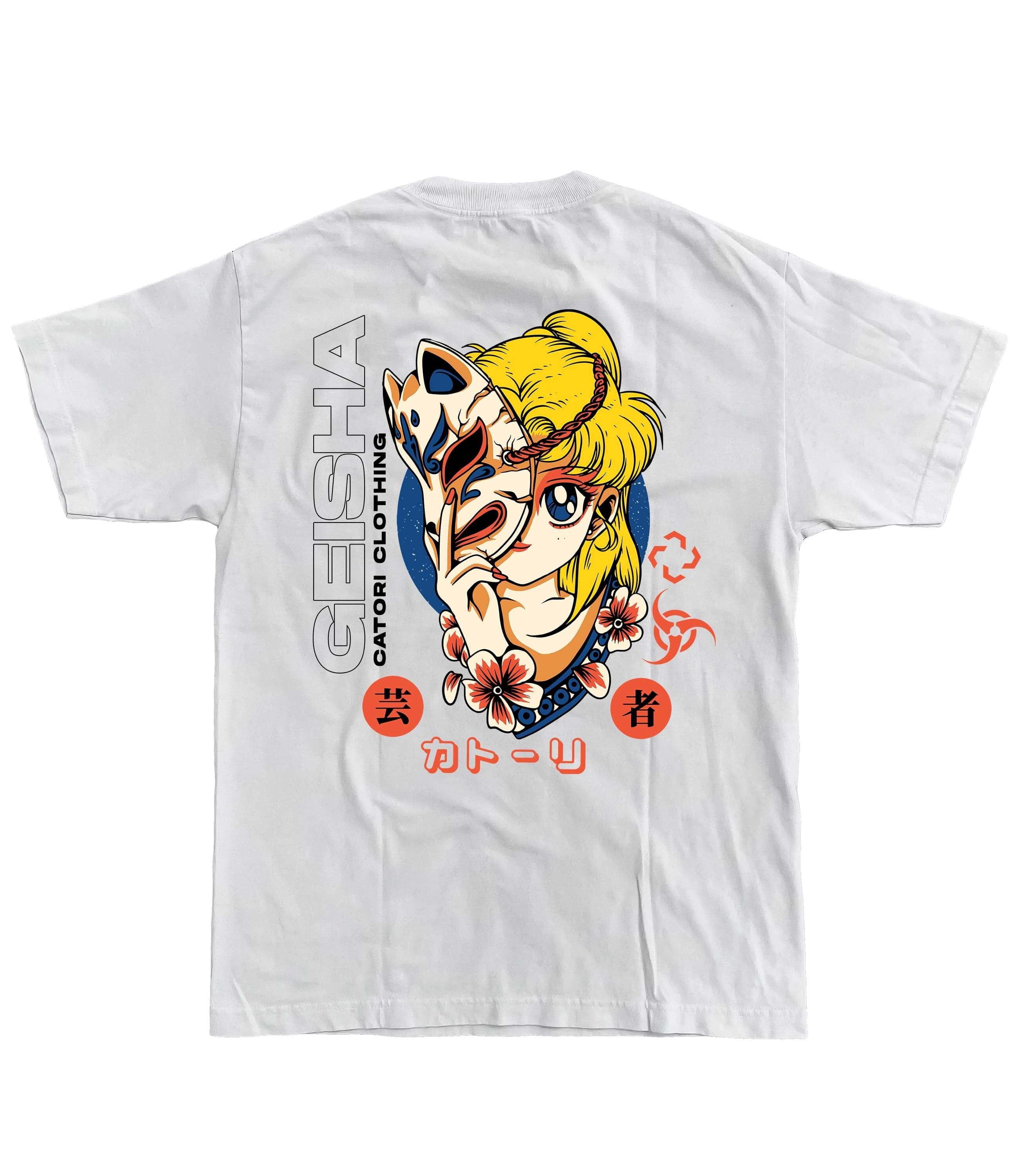 Geisha T-Shirt at Catori Clothing | Graphic & Anime Tees, Hoodies & Sweatshirts 