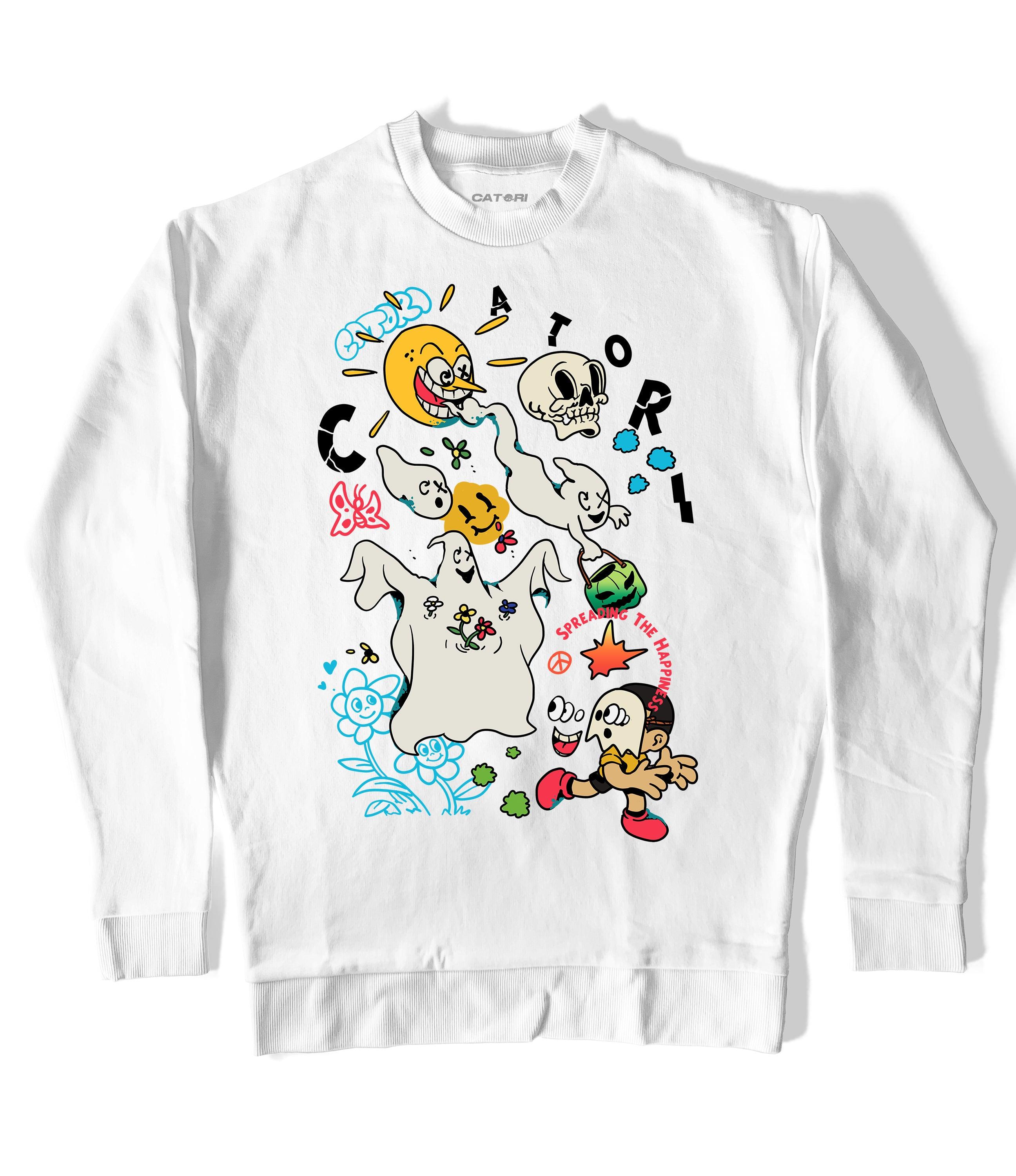 Happiness Sweatshirt at Catori Clothing | Graphic & Anime Tees, Hoodies & Sweatshirts 