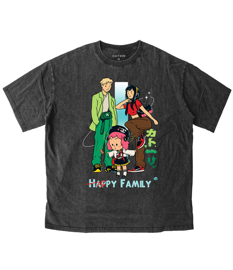 Happy Family Vintage T-Shirt at Catori Clothing | Graphic & Anime Tees, Hoodies & Sweatshirts 