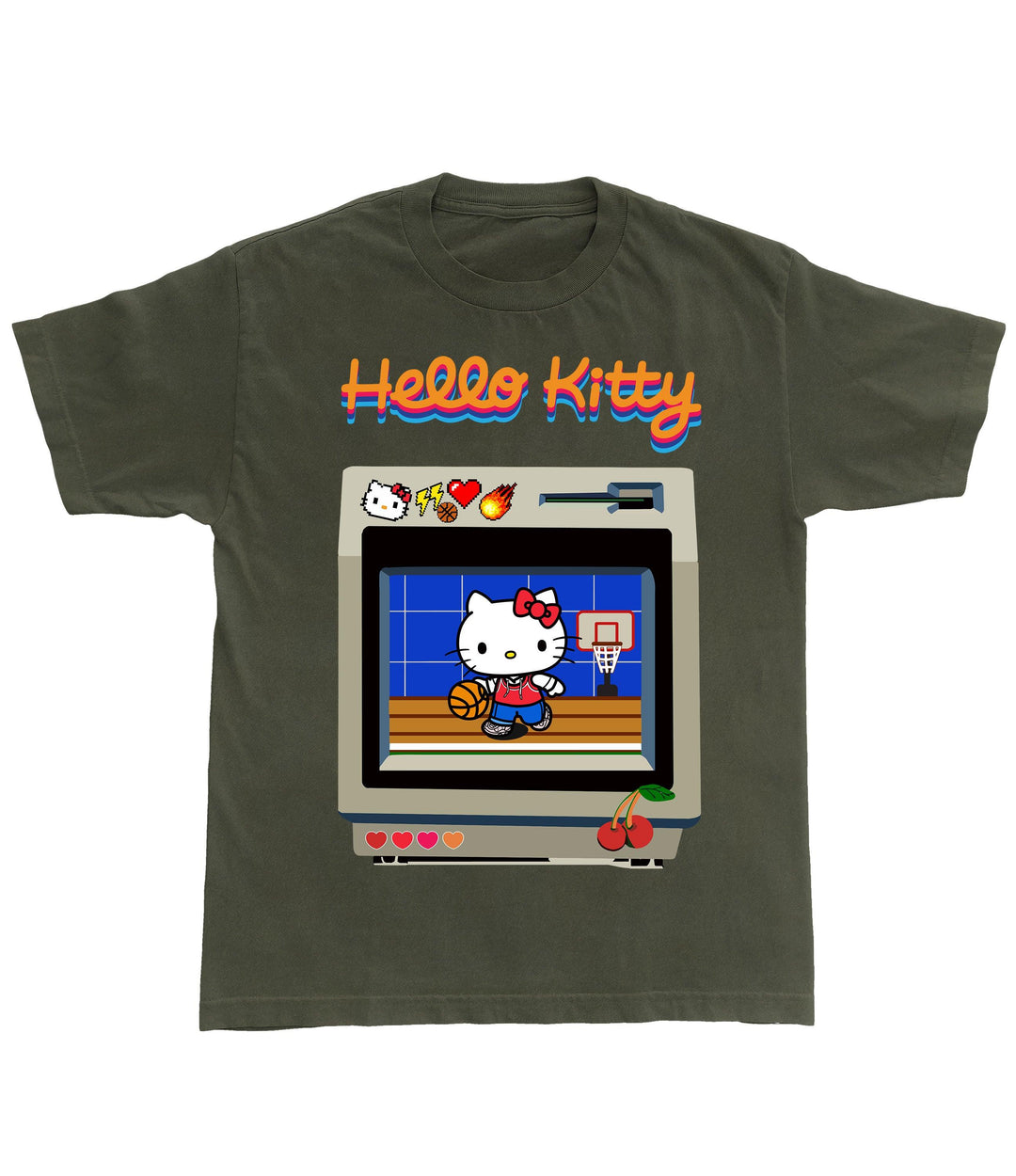 Computer Hello Kitty Tee at Catori Clothing | Graphic & Anime Tees, Hoodies & Sweatshirts 