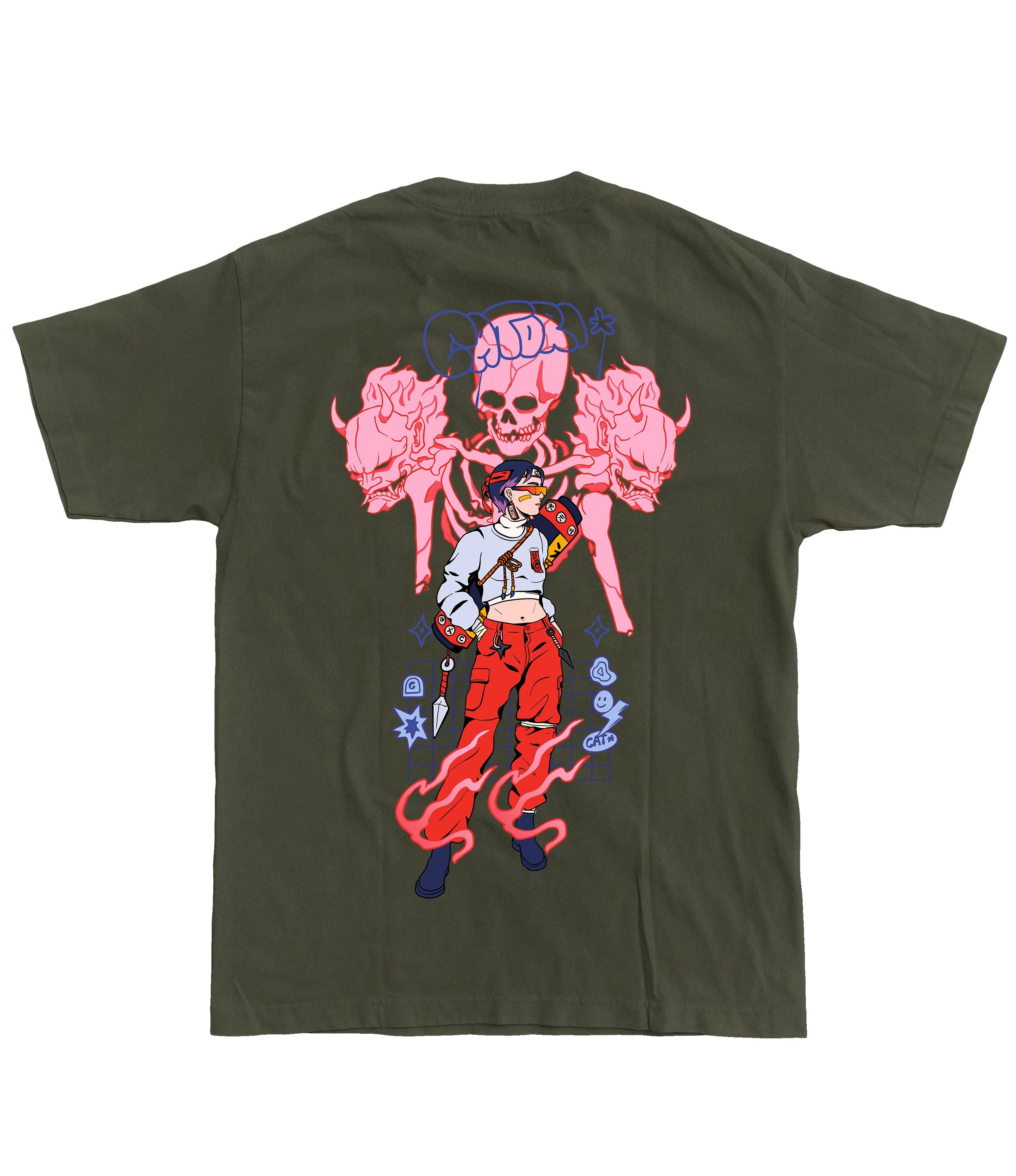Kunoichi T-Shirt at Catori Clothing | Graphic & Anime Tees, Hoodies & Sweatshirts 