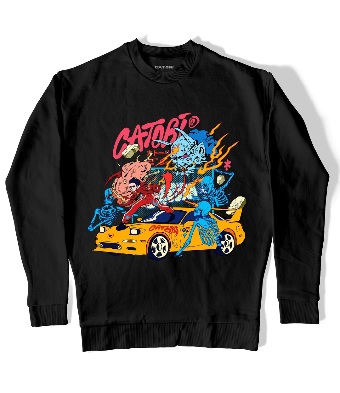 Monster Shooter Sweatshirt at Catori Clothing | Graphic & Anime Tees, Hoodies & Sweatshirts 