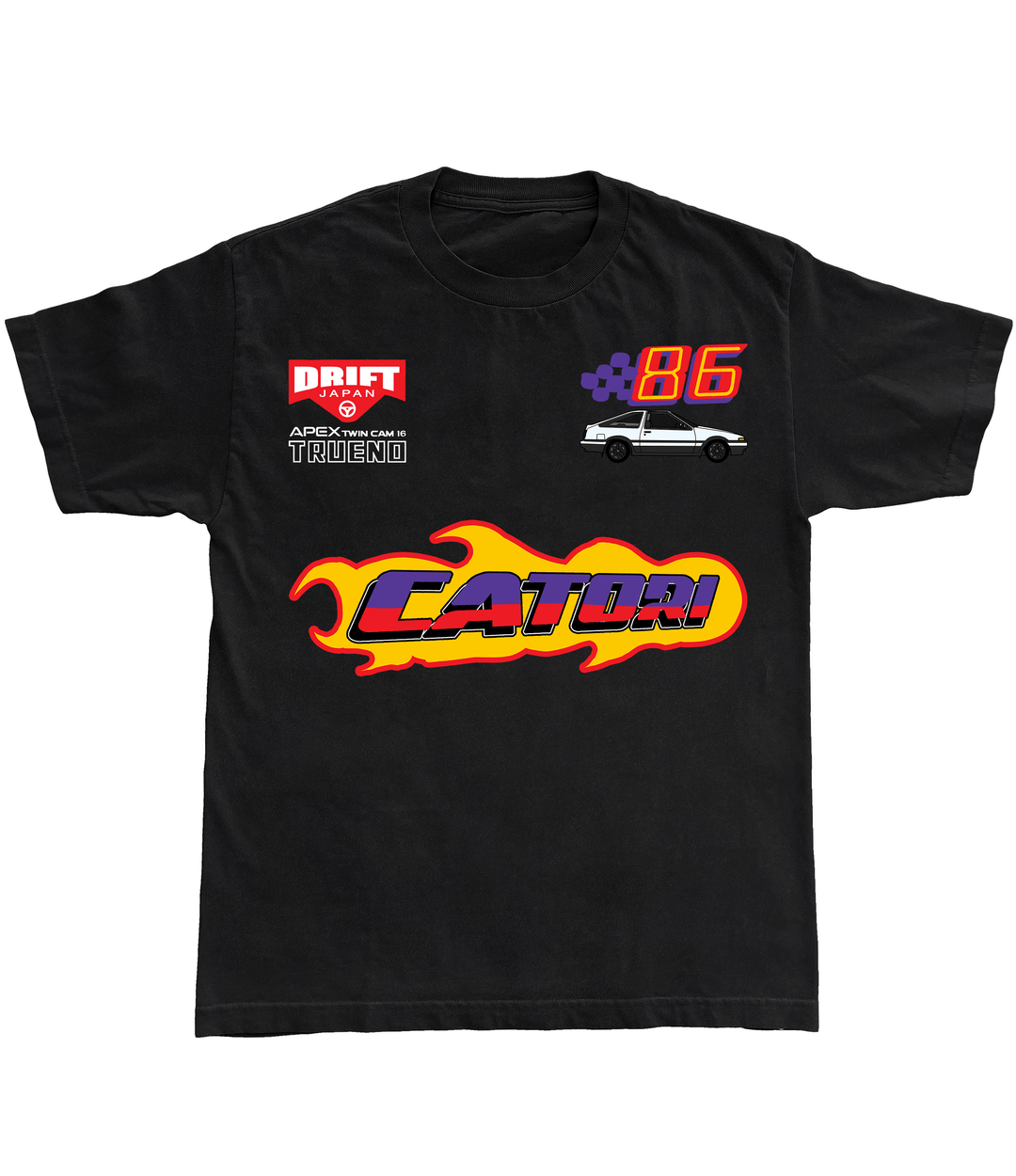 Racer T-Shirt at Catori Clothing | Graphic & Anime Tees, Hoodies & Sweatshirts 