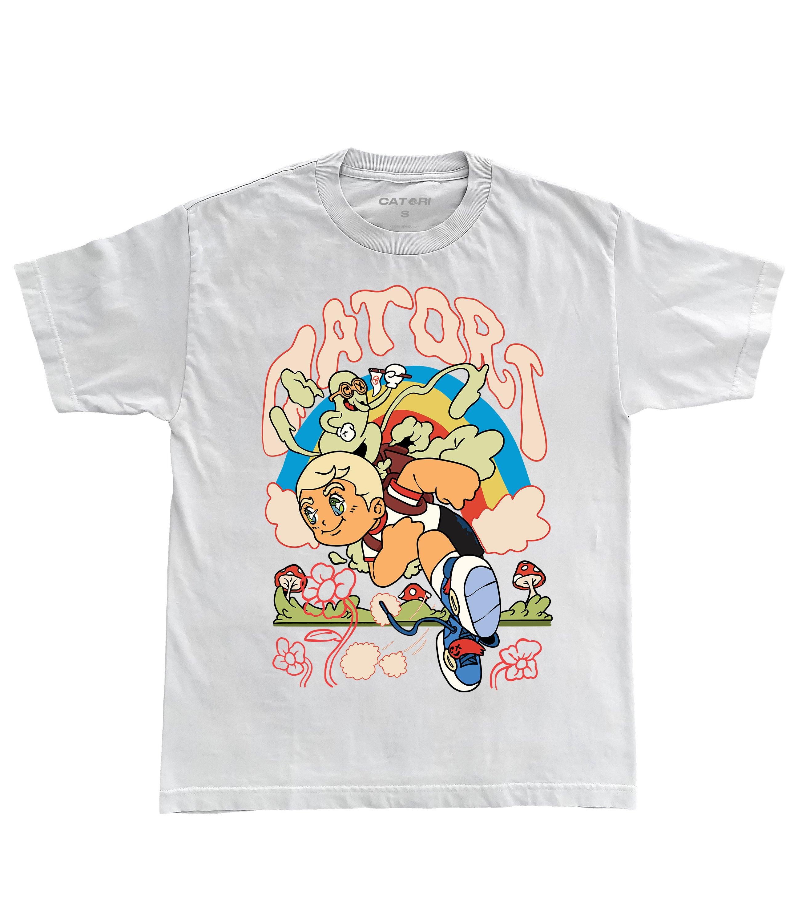 Rainbow Chaser T-Shirt at Catori Clothing | Graphic & Anime Tees, Hoodies & Sweatshirts 
