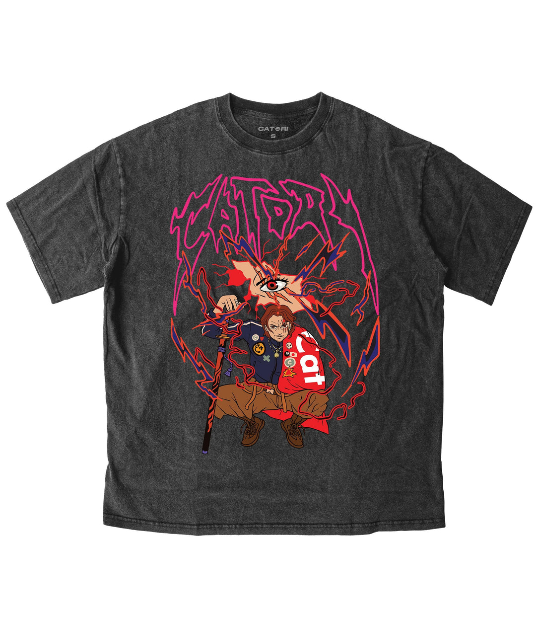 Red Power Vintage T-Shirt at Catori Clothing | Graphic & Anime Tees, Hoodies & Sweatshirts 