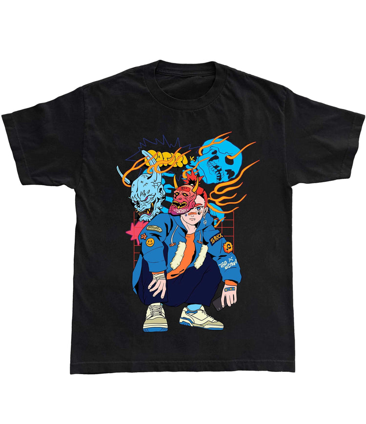 Social Demon T-Shirt at Catori Clothing | Graphic & Anime Tees, Hoodies & Sweatshirts 