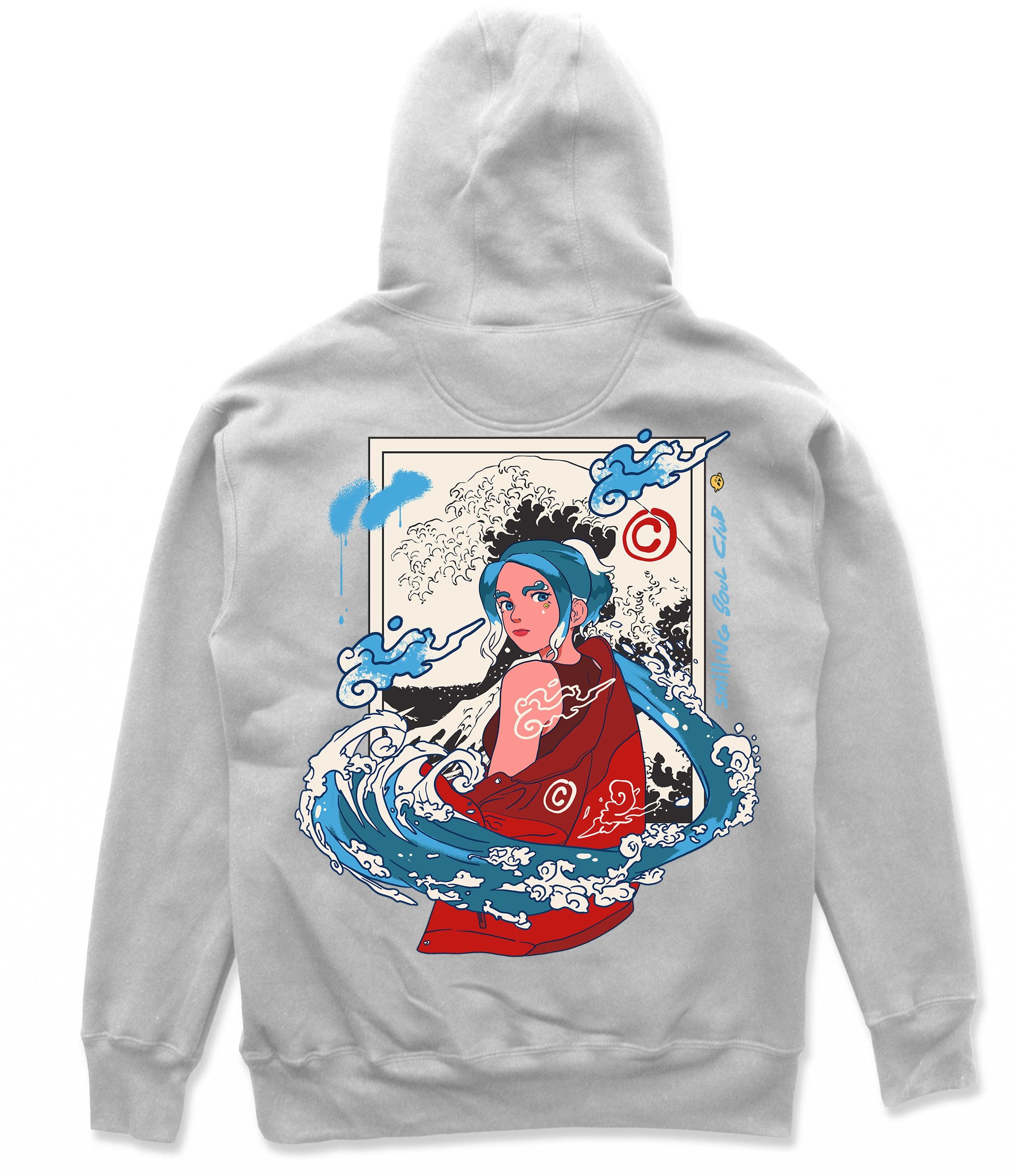 Water Element Hoodie at Catori Clothing | Graphic & Anime Tees, Hoodies & Sweatshirts 